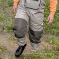 Waterproof Two-color Breathable New Fly Fishing Chest Waders with Belt